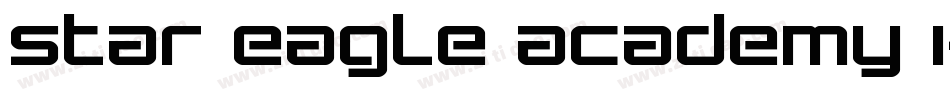 Star Eagle Academy I字体转换